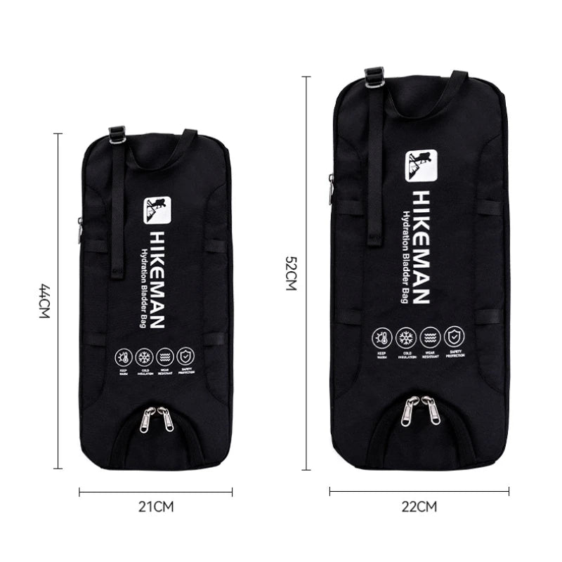 Water Resistant Insulated Hydration Bladder Sleeve, Protective Cover for 1-2L & 2-3L Water Bladder for Cycling & Hiking Outdoor