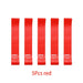 5Pcs red