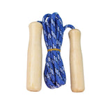 Sports Skipping Rope Wood Grip Handle Children Kid Fitness Equipment Training Practice Speed Jump Random Color