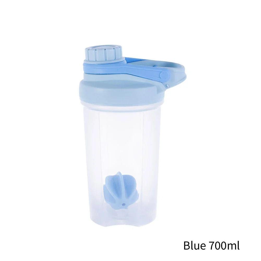 500ml/700ml Portable Water Bottle For Drink Plastic Leak Proof Sports Bottles Protein Shaker Water Bottle Drinkware BPA FREE