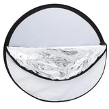 80CM Portable Fill Light Board with Storage Bag Foldable 2 in 1 Photography Reflector Utdoor Diffuser Board for Camera