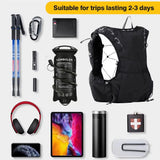 NEWBOLER 8L Outdoor Trail Running Backpack Ultralight Women Men Run Race Hydration Vest Marathon Bike Bag for Marathon Hiking
