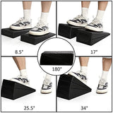 Yoga Wedge Stretch Slant Boards Adjustable Tilt Slanting Board Yoga Block Improve Lower Leg Strength for Exercise Gym Fitness