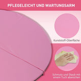Pole dance mat, 5 cm thick round plastic mat for pole dance exercises, gymnastics, yoga, pink