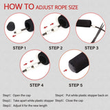 1Pc Adjustable Length Steel Wire Jump Rope Speed Skipping Workout Fitness Kids Adults Sport Portable Exercise Training Equipment