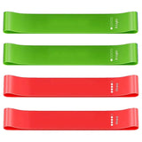 1/2/4 pcs Yoga Resistance Rubber Bands Fitness Elastic Bands Gym Strength Training Pilates Latex Elastic Bands Indoor Equipment