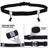Running Race Waist Pack Number Belt Bib Holder For Triathlon Marathon Cycling Motor With 6 Gel Loops Fitness Sport Accessories