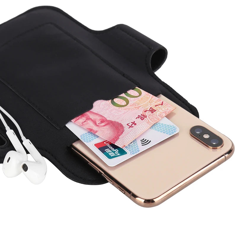 HAISSKY Simple Running Sport Armbands For iPhone 17 16 14 13 Pro Max 15 Plus 16E 17 Air Samsung S25Ultra Xiaomi On Hand Arm Bag