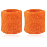 2Pcs Wrist Sweatband Tennis Sports Wristband Volleyball Gym Elastic Brace Support Sweat Band Towel Bracelet Quick Dry Sweatband