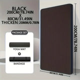 15/20mm Thick NBR Yoga Mat Moisture-proof Outdoor Non-Slip Durable Camping Picnic Mat Exercise Gym Fitness Workout