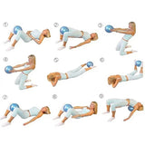 25cm Yoga Ball Exercise Gymnastic Fitness Pilates Ball Balance Exercise Gym Fitness Yoga Ball Indoor Training Yoga Ball Core