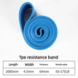 Heavy Duty Resistance Band Set Latex Elastic Bands for Pilates Workout Fitness Pull up Assist Training Body Shape Exercise
