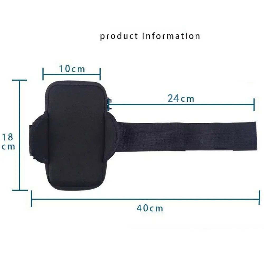 Durable Neoprene Sports Armband Phone Case Breathable Mesh Black Blue Green Arm Bags Waterproof With Headset Hole Universal