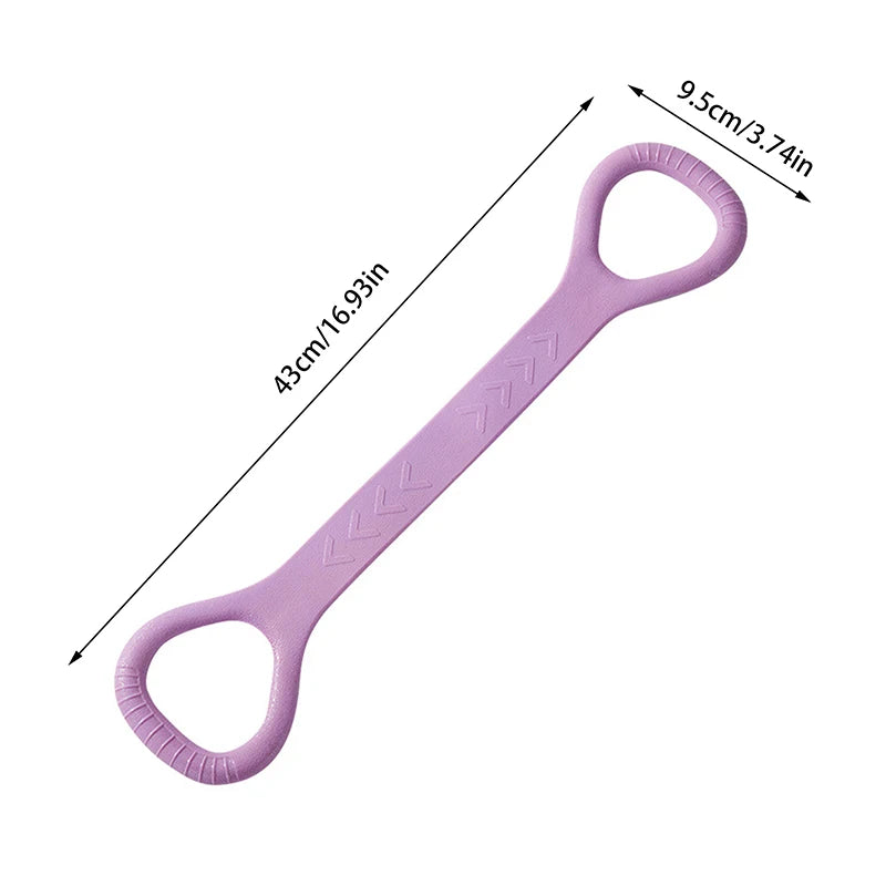 Yoga Fitness Elastic Rope Silicone Resistance Band Arm Back Shoulder Workout Gym Sports Exercise Strap Home Fitness Accessories