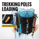 WRELS 8L Running Hydration Vest Backpack Trail Racing Marathon Hiking Fitness Bag Ultralight Backpack Hydration Vest Pack