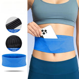 Seamless Invisible Running Waist Belt Bag Gym Bags Lightweight Invisible Mobile Phone Bags Portable Elastic Run Cycling Bag
