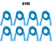 8 Pcs Blue