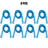 2/4/8/16Pcs Cotton Rubber Skipping Rope For Fitness Elementary School Cloth Braided Rope Fitness Student School Exercise