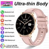 2026 New 1.32" AMOLED Smartwatch Man 466*466 Resolution Bluetooth Call LED Flashlight Fitness Tracker Smart Watch For Men Women