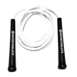 6mm thick PVC jump rope 140 gram 80A with core thread vinyl cord rope 15.5cm long handle NEVERTOOLATE  hitt exercise fitness