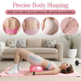 NEW Pilates Ball And Ring Set Pilates Fitness Ring Resistance Band Exercise Workout Fitness Equipment