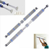 Doorway Pull-Up Bar, 80-115 cm, 150 kg, Gymnastics Bar, Strength Training, Pull-Up Bar, Arms, Strength Training Equipment
