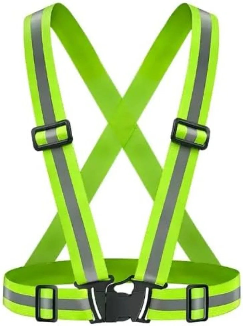 Reflective Safety Vest  - High Visibility Vest Adjustable Straps for Outdoor Jogging, Cycling, Walking and Riding