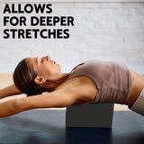 3PCS includes 2 yoga Blocks 1 resistance bands. High-density EVA mats, TPE stretch bands. for beginner yoga, stretching exercise