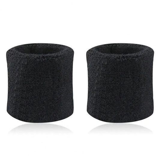 2Pcs Wrist Sweatband Tennis Sports Wristband Volleyball Gym Elastic Brace Support Sweat Band Towel Bracelet Quick Dry Sweatband