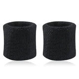 2Pcs Wrist Sweatband Tennis Sports Wristband Volleyball Gym Elastic Brace Support Sweat Band Towel Bracelet Quick Dry Sweatband
