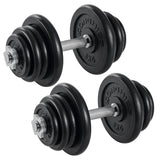 SONGMICS dumbbells cast iron adjustable weight set for men and women workout