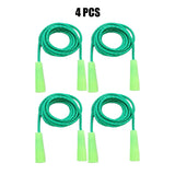 2/4/8/16Pcs Cotton Rubber Skipping Rope For Fitness Elementary School Cloth Braided Rope Fitness Student School Exercise