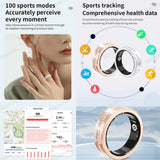 Diamond Fashion Women Smart Ring With Box IP68 Waterproof Lady ring Heart Rate Health Monitor Sports Pedometer Fitness Rings New