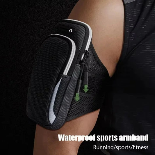 Universal Phone Armband Outdoor Fitness Running Sport Armband Smart Phone Holder With Headphone Jack Mobile Phone Bag For iPhone