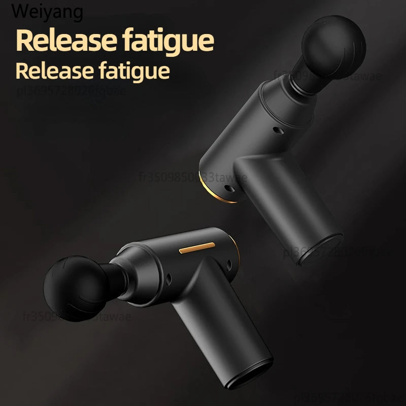 Portable Mini Muscle Massage Gun, Vibration Massager for Neck Back Body, Deep Tissue Relaxation, Pain and Gout Relief