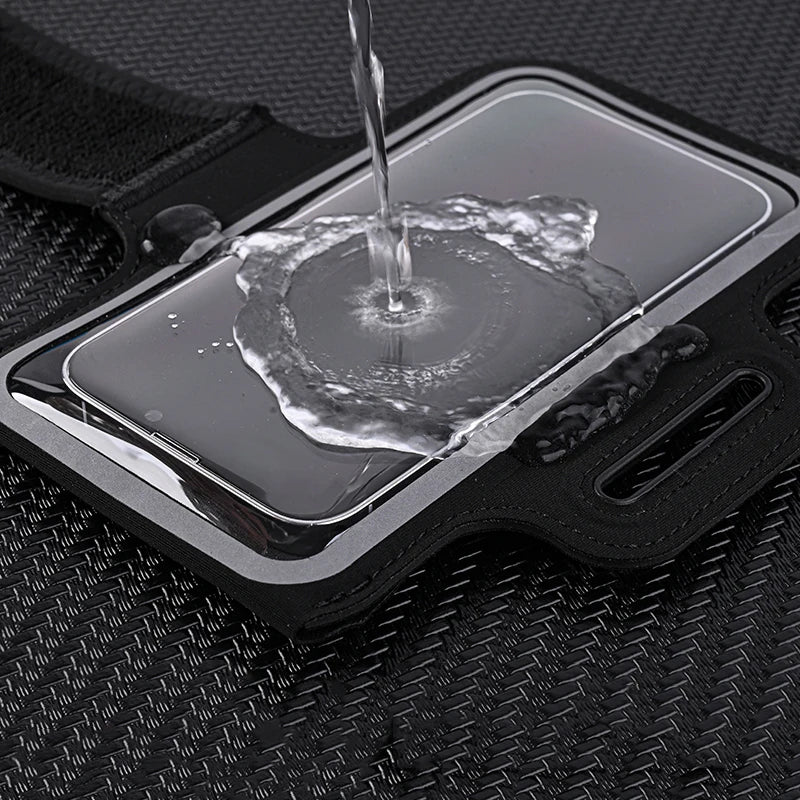 HAISSKY Elastic Running Sport Armbands For iPhone 17 16 15 14 13 12 Pro Max 15 Plus Ultra-thin Phone Arm Bag For Samsung S25