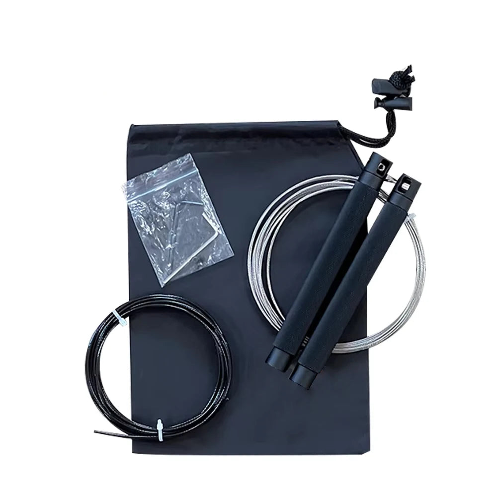 Cable Speed Rope - Adjustable Tangle Free Jump Rope with Ball Bearings, 줄넘기, saltar la cuerda RPM Style