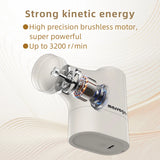 Mini Massage Gun Portable Deep Tissue Muscle Massager with Smart Pressure Sensor Quiet Motor Muscle Relaxation for Legs & Back