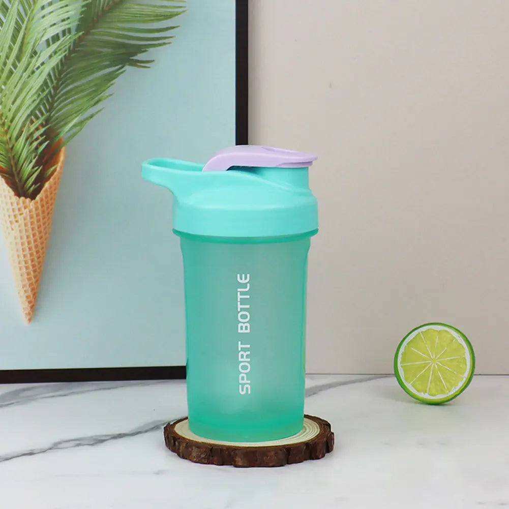 Portable 300ml Protein Powder Shaker Bottle Mixing Cup with Scale LeakProof Water Bottle for Gym Outdoor Fitness Training Sport