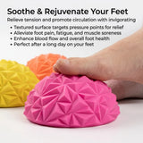 16cm Yoga Ball PVC Inflatable Massage Point Half Fit Ball Balance Trainer Stabilizer GYM Pilates Fitness Pineapple Massage Ball