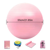 5pcs Yoga Ball Set for Gymnastics, Balance Training, Body Shaping and Thickening Durable Fitness Balls Home Fitness Supplies