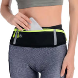 Slim-Fit Running Belt, Men's and Women's Fitness Waist Bag, Mobile Phone Holder Sports Waist Bag, for Running, Walking, Cycling, Camping, Gym